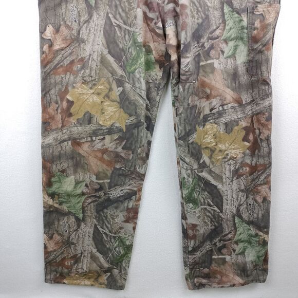 Walls Camouflage Bib Overalls Mens 40x32 Realtree Advantage Camo Hunting VTG - Picture 13 of 16